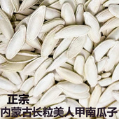 美人甲南瓜子新货内蒙大颗粒新鲜带壳原味大白长片长粒南瓜籽发批