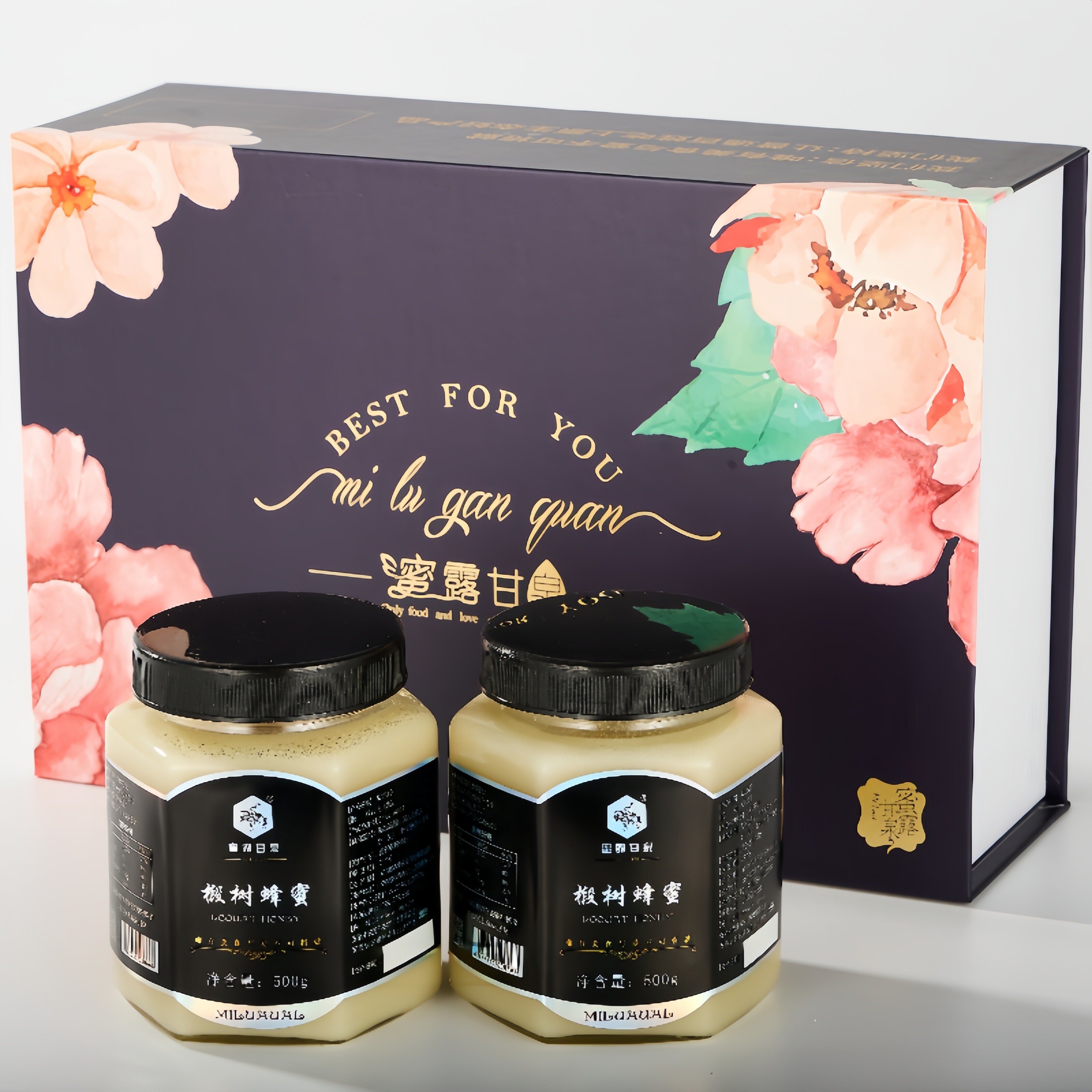 蜜露甘泉长白山椴树蜂蜜雪蜜礼盒结晶椴树蜜节日送礼长辈伴手礼