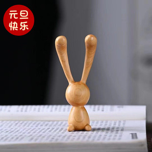实木小兔子按摩梳木梳子创意卡通可爱经络按压器可爱女生伴手礼物