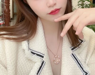 百搭大饼项链钛钢不褪色