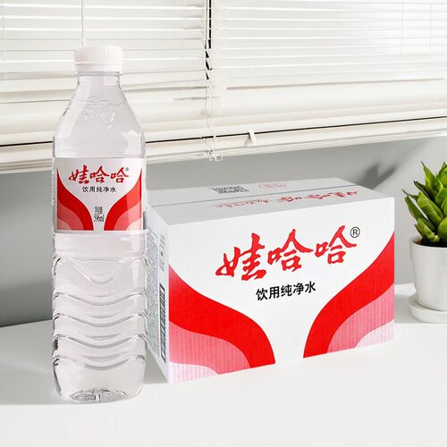 娃哈哈饮用纯净水596ml/瓶
