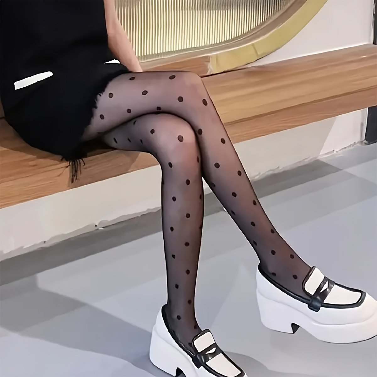 1双装女黑色圆点提花波点连裤袜春夏薄款,女士内衣/男士内衣/家居服,连裤袜/打底袜,淘宝优惠券,粉丝福利购,淘宝优惠卷