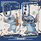 4se动漫3 吉他史迪仔手机壳适用opporeno15可爱14 13全包9防摔7 6软5 findx9pro findx8史迪奇k12超火11新款