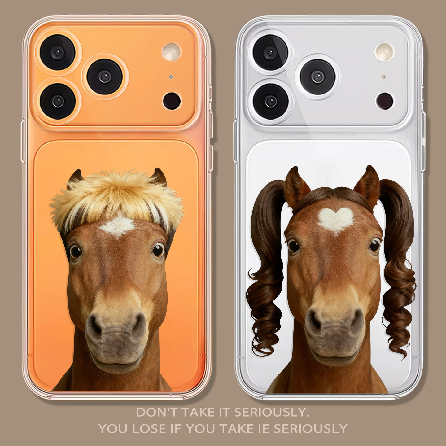 抽象马年适用苹果17promax手机壳透明iPhone16新款15搞怪13趣味14情侣11搞笑12mini稀奇古怪xr男女8plus7套xs