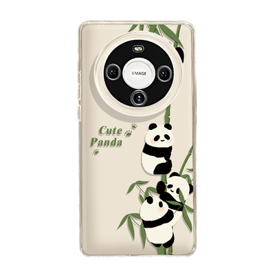 熊猫竹子适用mate系列可爱手机壳