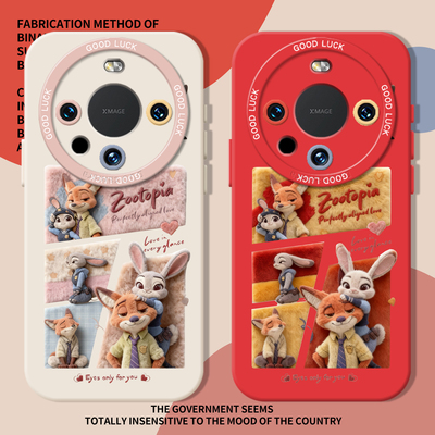 疯狂动物城毛绒朱迪尼克狐手机壳