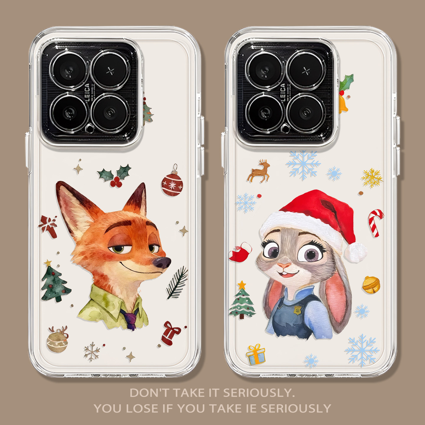 圣诞朱迪尼克狐氛围感情侣手机壳