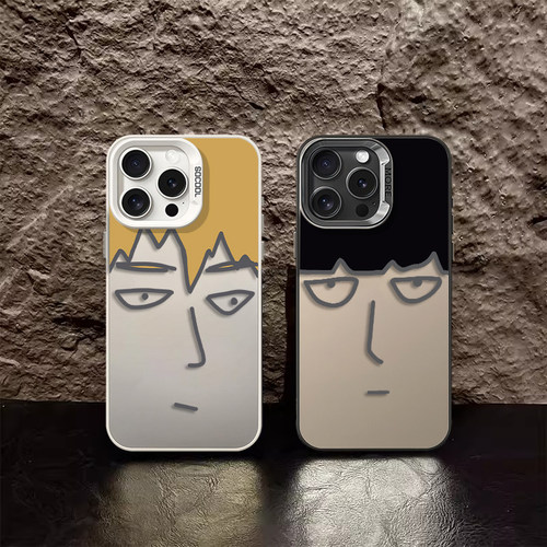 影山茂夫灵幻新隆彩银手机壳