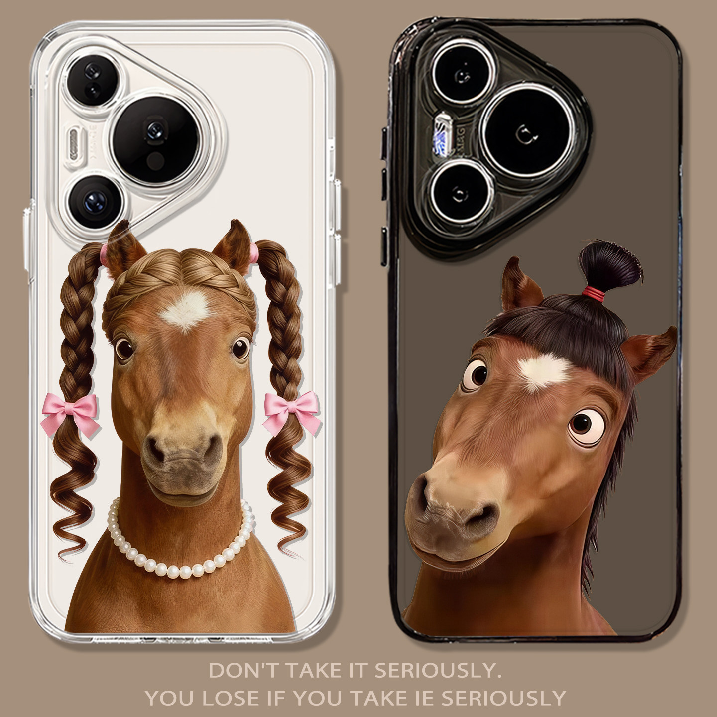 抽象快乐小马适用华为pura80pro手机壳70ultra情侣nova15新款p60搞怪14趣50味40马年13新年30/12/11/10/9/8/7