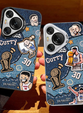 nba适用华为pura70手机壳nova14库里mate60pro/p50篮球80勇士队30男13/12/11/10/9/8荣耀power300gt/majic7/6