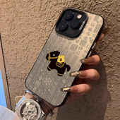 xr高级xs彩银8plus 小黑马百福图适用苹果17手机壳iPhone15promax新年16马年13新中式 14国风11男12mini新款