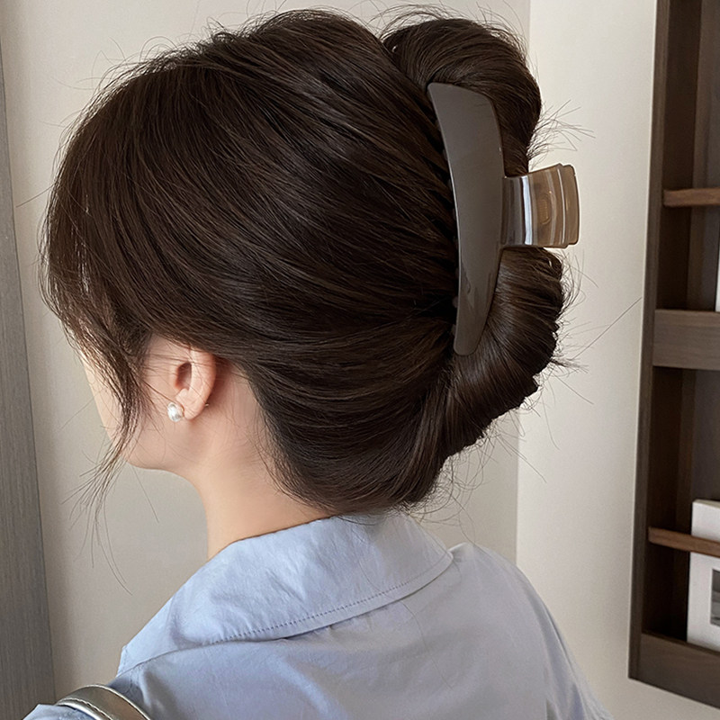 抓夹亚克力高级感简约头饰