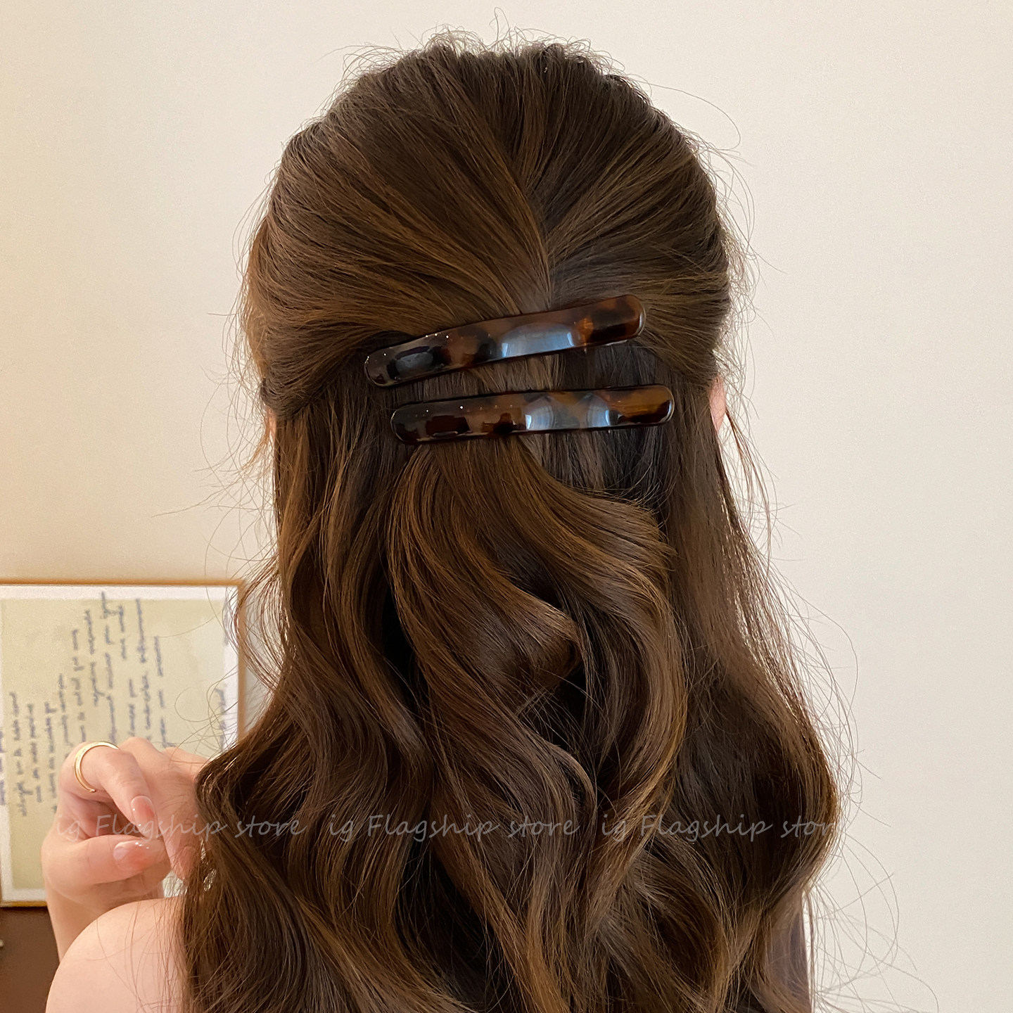简约高级感豹纹一字鸭嘴夹后脑勺盘发鲨鱼夹复古气质亚克力抓夹,饰品/流行首饰/时尚饰品新,发饰,淘宝优惠券,粉丝福利购,淘宝优惠卷