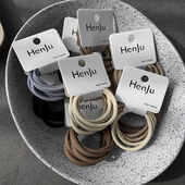 简约高弹力耐用扎头发橡皮筋发圈头绳女绑头发不伤发皮套发绳头饰