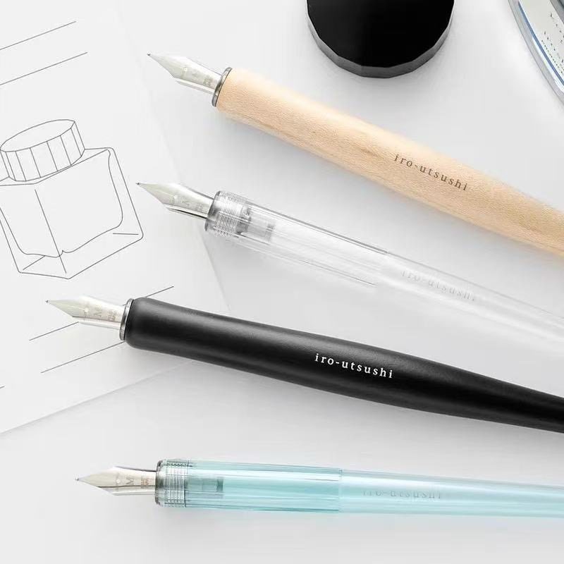 日本pilot百乐蘸水笔透明简约风日系勾线绘图钢笔iro-utsushi高颜值彩墨速写笔学生成人练字专用彩墨,文具电教/文化用品/商务用品,钢笔,淘宝优惠券,粉丝福利购,淘宝优惠卷