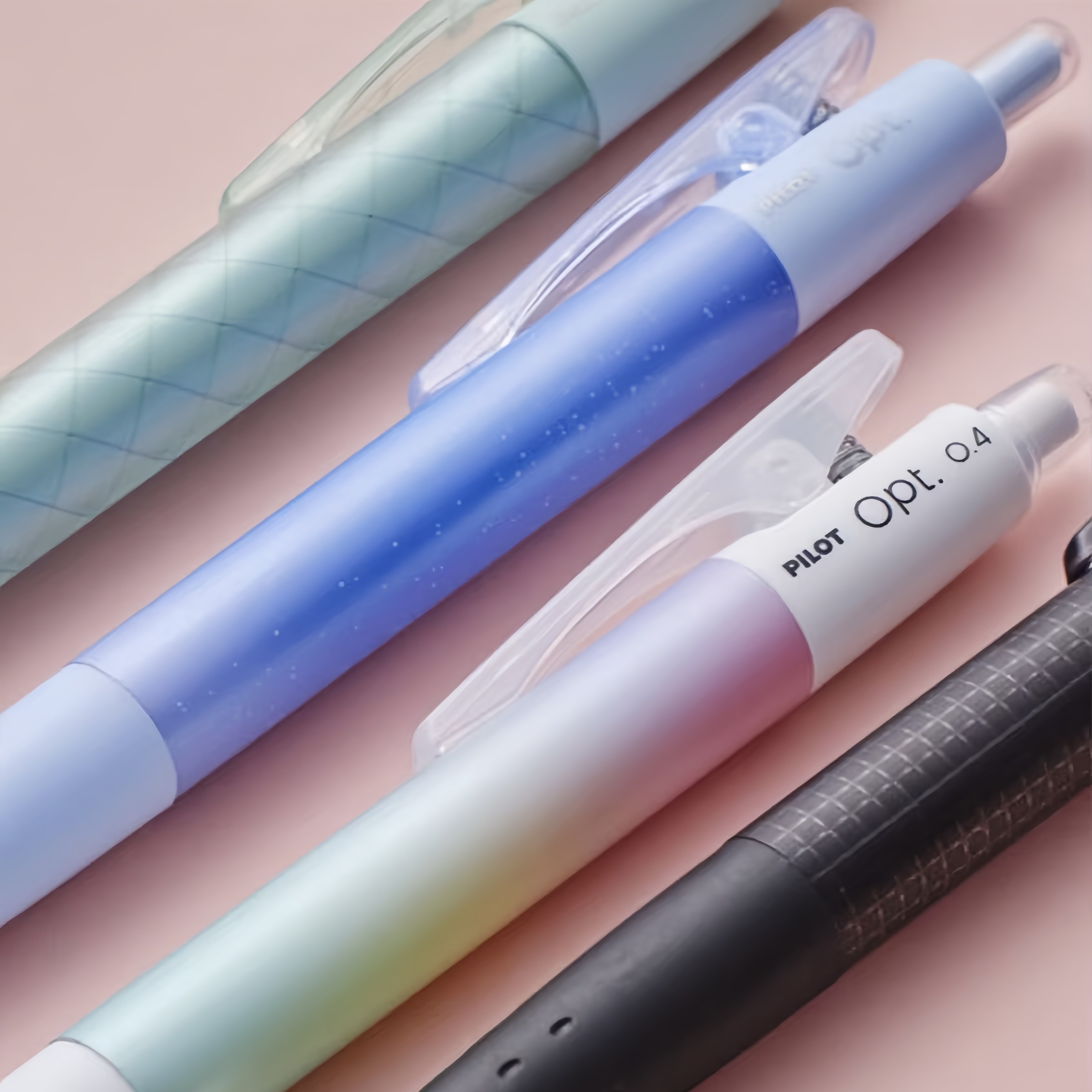 PILOT百乐OPT按动圆珠笔油性墨液子弹头中油笔顺滑细腻速干HOP-14摇摇自动铅笔小学生不易断铅自动笔低重心