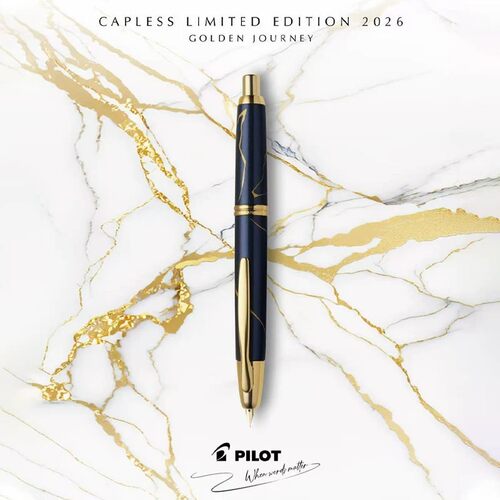 PILOT百乐Capless金缮纹18K钢笔