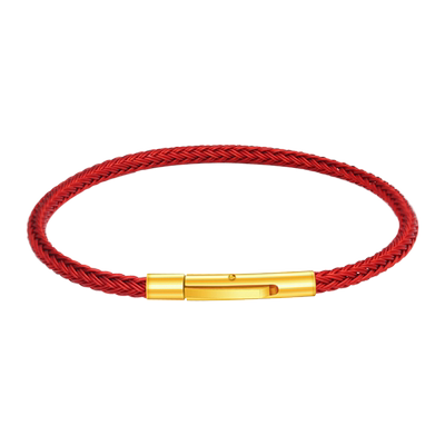 转运珠防水钢丝绳手绳红绳手链