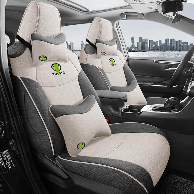 2024款/19丰田卡罗拉专用汽车座套全包围亚麻坐垫座椅套四季通用,汽车用品/电子/清洗/改装,专车专用座套/座垫,淘宝优惠券,粉丝福利购,淘宝优惠卷