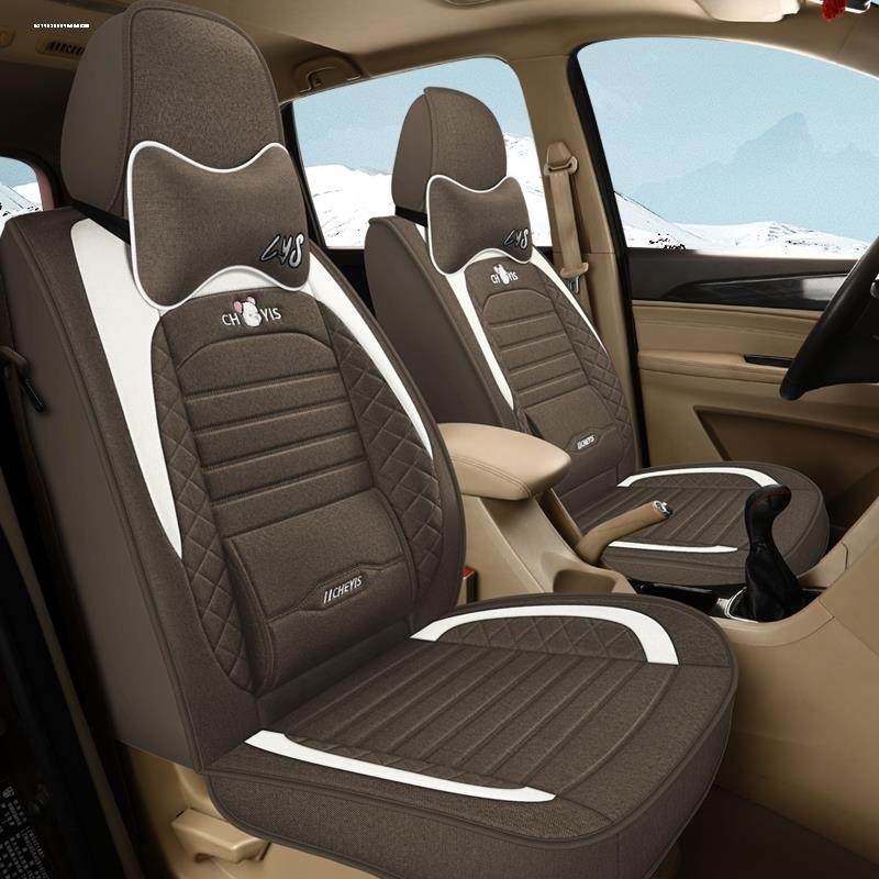 华晨鑫源斯威X7汽车坐垫 七座2+3+2全包座套 7座四季专用亚麻座垫