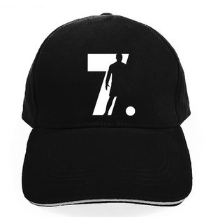 足球c罗7号罗纳尔多运动酷男女成人儿童太阳帽嘻哈棒球鸭舌帽子潮