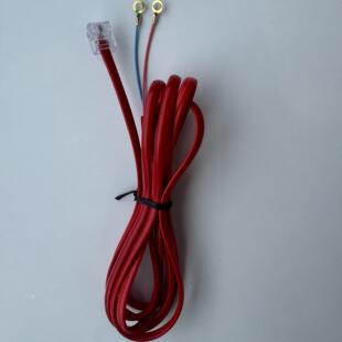 2芯成品O端电话线 带单水晶头6P2C电话连接线RJ11 接线盒电话线