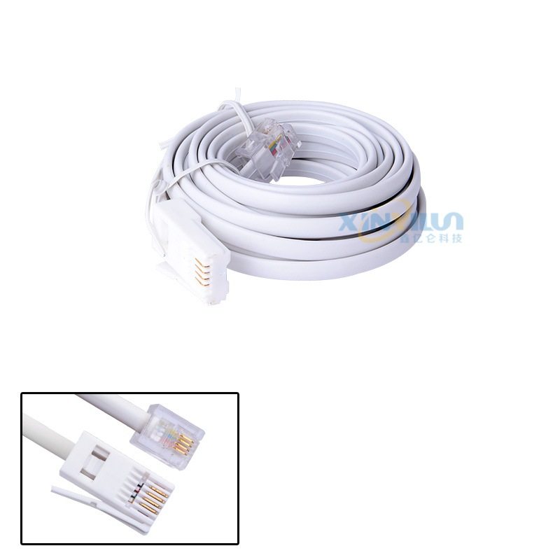 英式电话线 RJ11电话线 BTUK 6P4C 英国电话线 2米3米5米10米15米