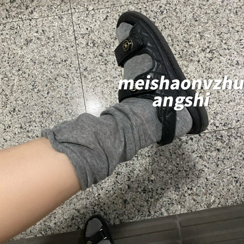 22新款春夏时髦jk透视堆堆袜