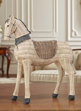 招财小象客厅仿真大象摆件树脂