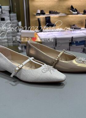 Joy&Peace真美诗2025春季女鞋法式蝴蝶结玛丽珍鞋粗跟单鞋女YZI04