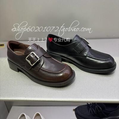 思加图平跟乐福鞋英伦女单鞋皮鞋