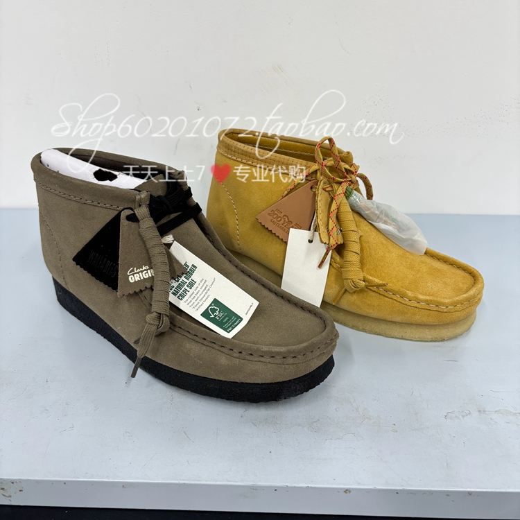 其乐2025秋女鞋复古袋鼠鞋高帮鞋