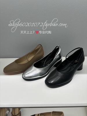 通勤女鞋蹀愫浅口法式玛丽珍单鞋