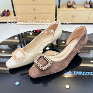 natursun娜冉2026春季女鞋专柜正品高跟鞋方头时装单鞋 N26227687