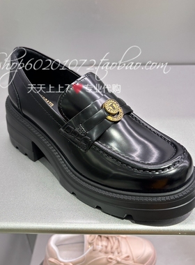 Staccato思加图2026春季女鞋英伦风乐福鞋一脚蹬小皮鞋单鞋EEZ05