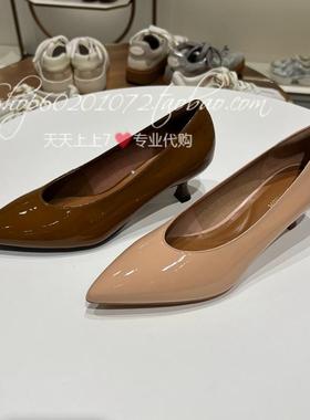 Le saunda莱尔斯丹2025春季女鞋通勤细高跟鞋浅口尖头单鞋6M52304