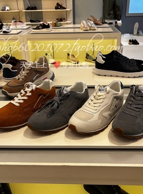 GEOX/健乐士2025秋季男鞋网面缓震运动鞋德训鞋休闲鞋GP340L40009