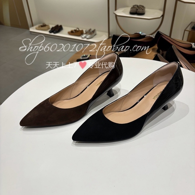 莱尔斯丹2025秋女鞋通勤细高跟鞋