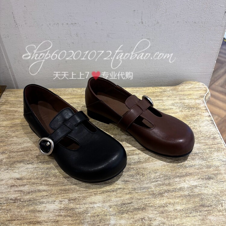 MIO米奥2025秋季女鞋专柜正品玛丽珍鞋圆头T字型女单鞋M254461859