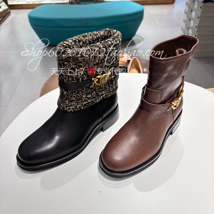 莱尔斯丹2025冬季女靴时尚时装靴