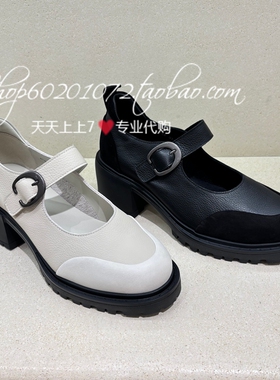 achette雅氏2026春季女鞋专柜正品粗跟玛丽珍鞋优雅高跟鞋女4TS2