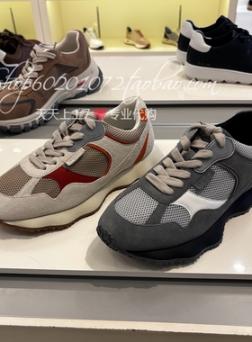 GEOX健乐士2025冬季男鞋舒适圆头厚底运动低帮休闲鞋GP340L40008