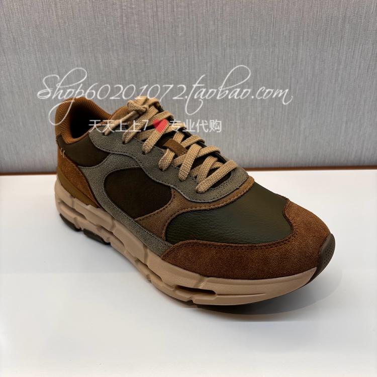 Clarks其乐2025秋季男鞋舒适厚底撞色运动休闲鞋老爹鞋男26179877