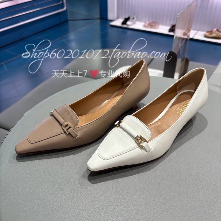 2025春季女鞋法式尖头浅口单鞋