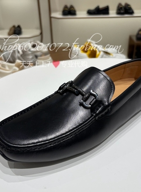 Le saunda/莱尔斯丹2025春季男鞋一脚蹬休闲豆豆鞋乐福鞋6MM75204