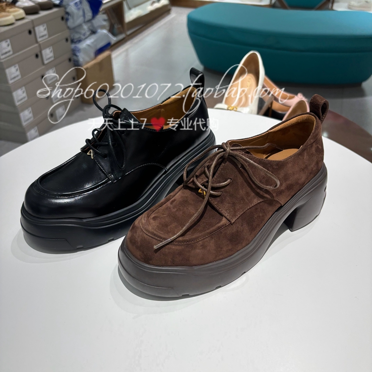 莱尔斯丹2025秋季女鞋英伦乐福鞋