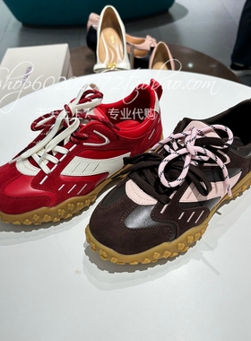 Le saunda莱尔斯丹2025秋季女鞋时尚休闲运动德训鞋阿甘鞋6T39501