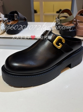 GEOX健乐士2025秋季女鞋休闲圆头舒适外穿女拖鞋单鞋 GP370L22029