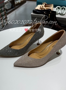 Le saunda莱尔斯丹2025秋季女鞋通勤细高跟鞋浅口尖头单鞋6T61601