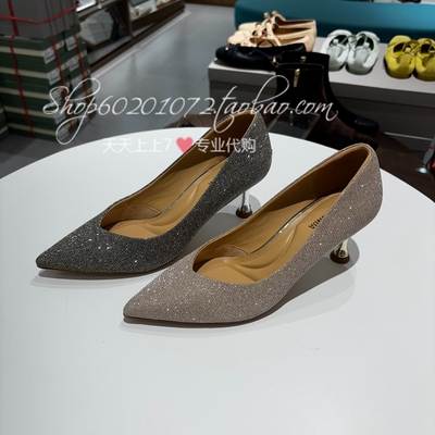 莱尔斯丹2025秋女鞋通勤细高跟鞋